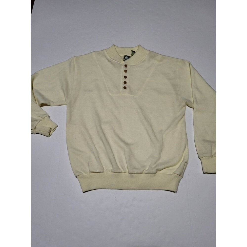 (#C) Appalachian Trail Men’s 2X Sweater Pullover Long Sleeve Cream White